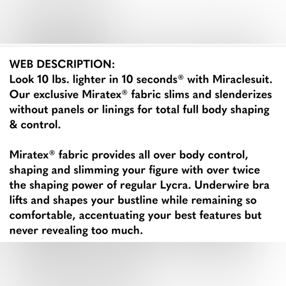 MIRACLESUIT SIZE 16 REDUCED SHIPPING Women's Swimsuit 4.99 shipping NEWCONDITION - Picture 9 of 9